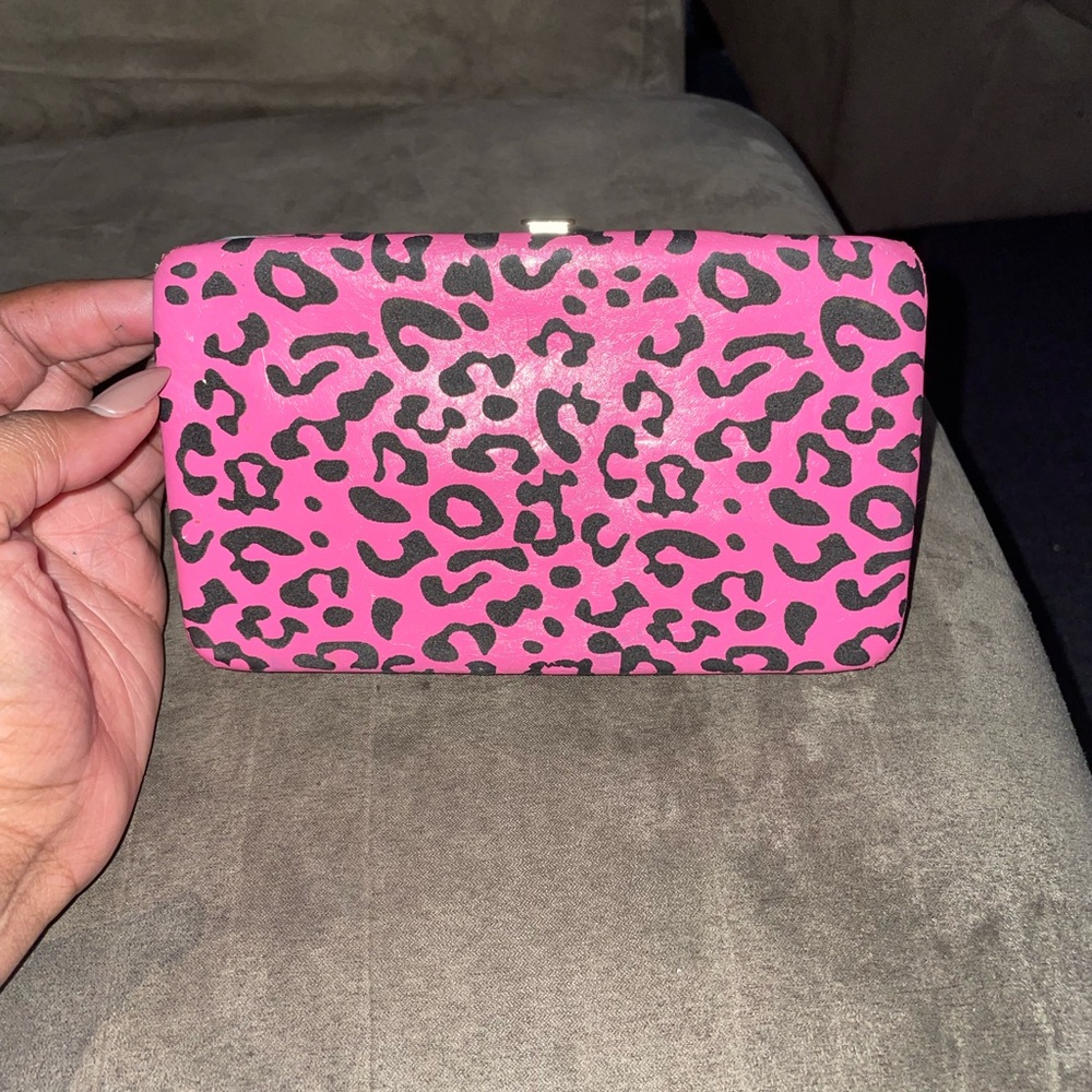 Pink Leopard Print Wallet